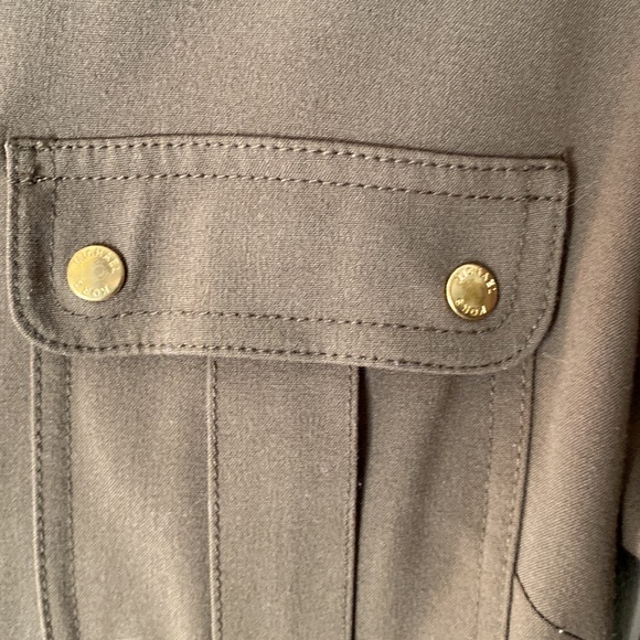 Hunter navy green shirt dress - Picture 7 of 7